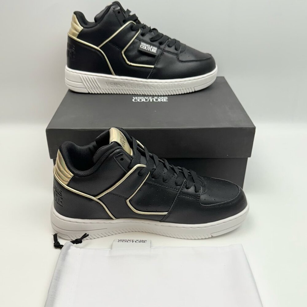 Versace Jeans Womens Meyssa High-Top Sneakers EU Size 40 US 9